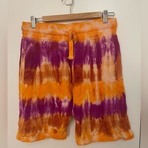 Tie Dye - Beach Shorts - Orange & Pink